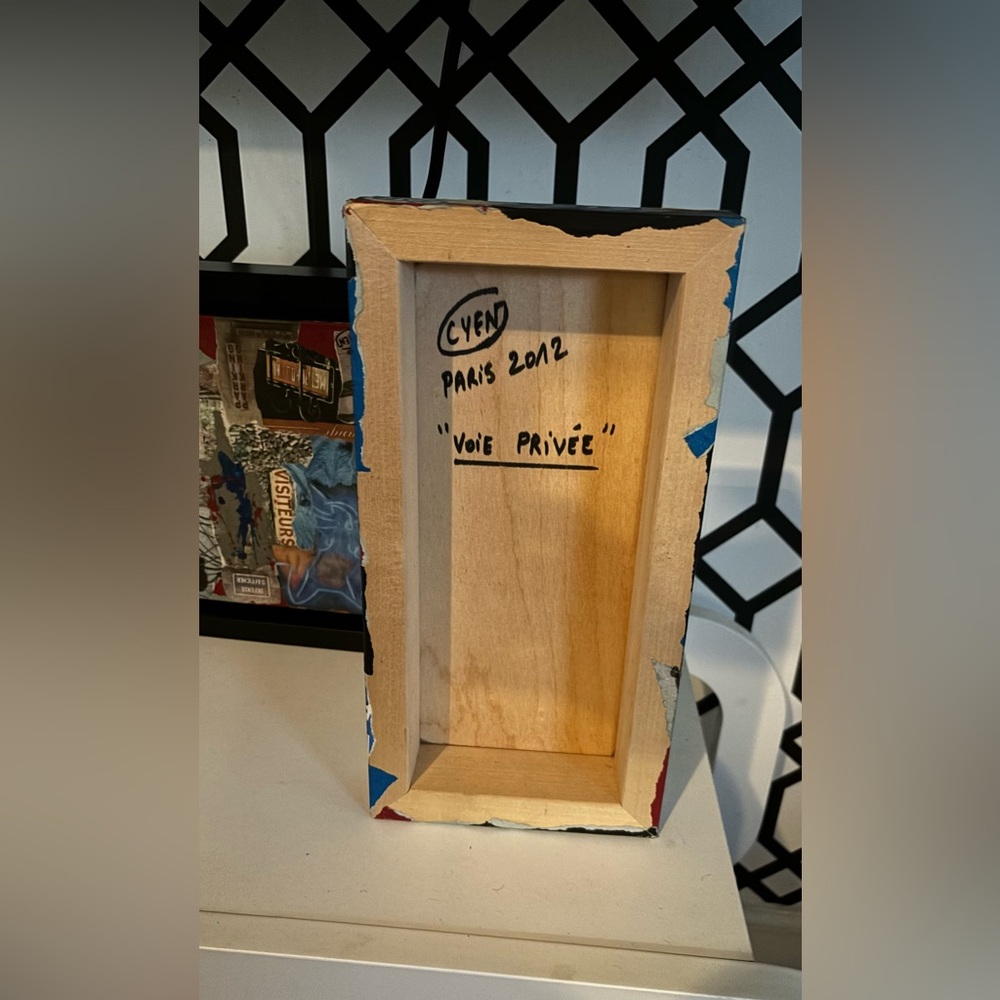 Canadian artist cien Signed bought from an art fair in Nyc